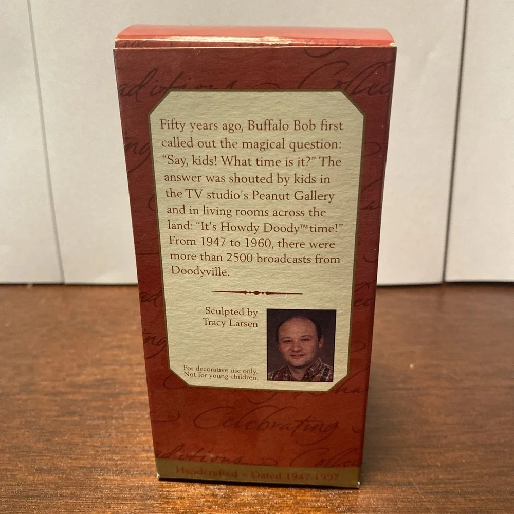 Vintage Hallmark Keepsake Christmas Ornament 1997 Howdy‎ Doody Coming Out Of TV